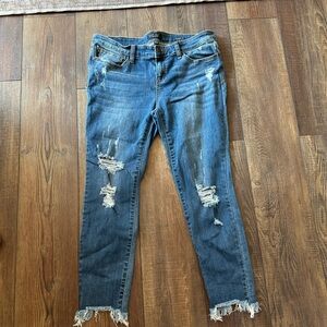 Judy Blue Distressed Blue Jeans